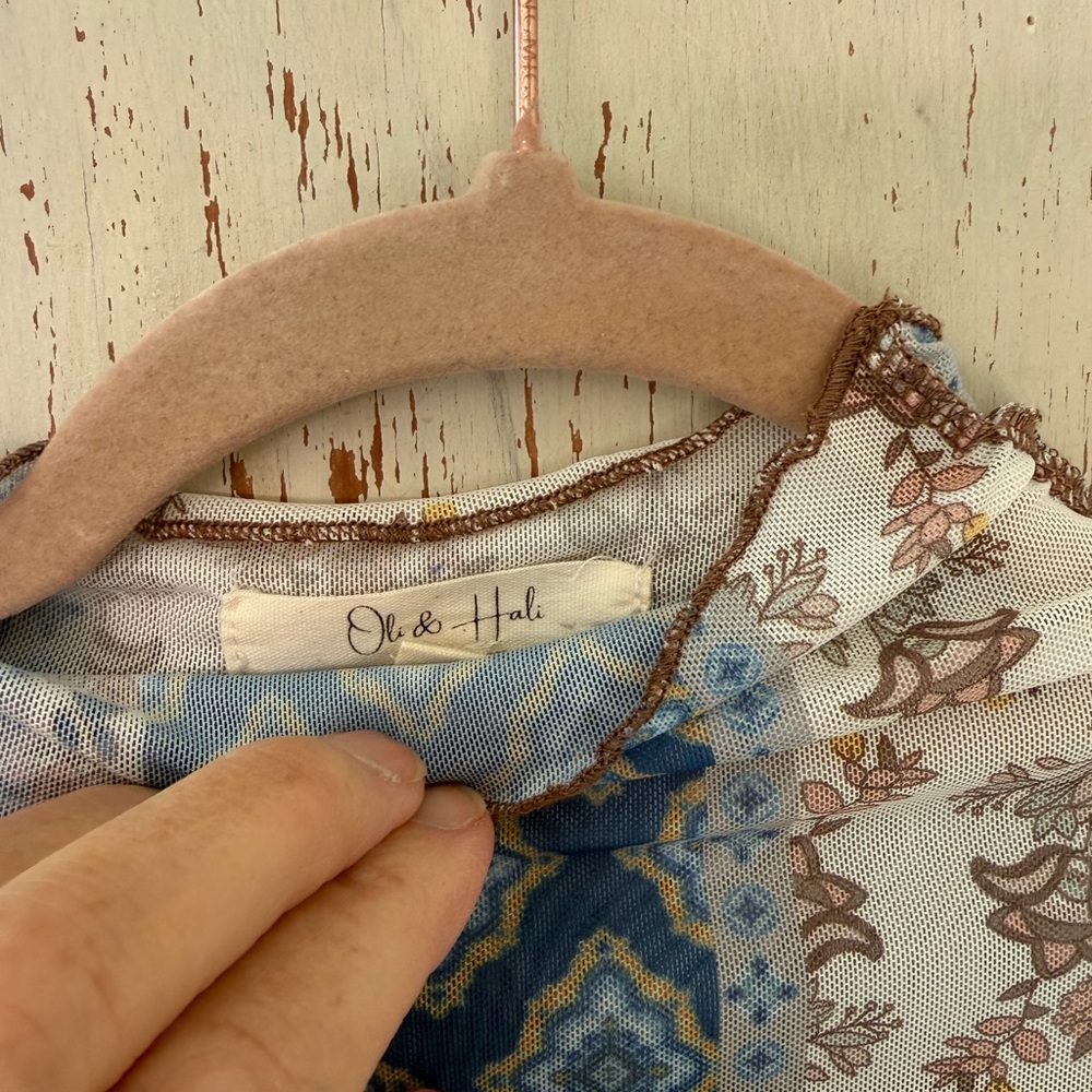 OLI & HALI MESH PATCHWORK TOP - image 7